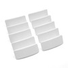 10 x Cockspur Window Handle Striker Plate Wedges - White