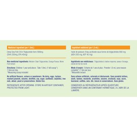 allKiDz DHA Fish Smart Fish Oil for Kids Children Liquid Supplement, Omega-3s in Triglyceride Form for Healthy Brain and Cognition, Natural Orange Flavour, 90 Milliliter