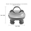 Electric Scalp Massager Far Infrared Hot Compress 3 Modes IPX7