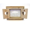 Nicola Spring Wooden Heart Rustic Photo Frame With Shutters 6