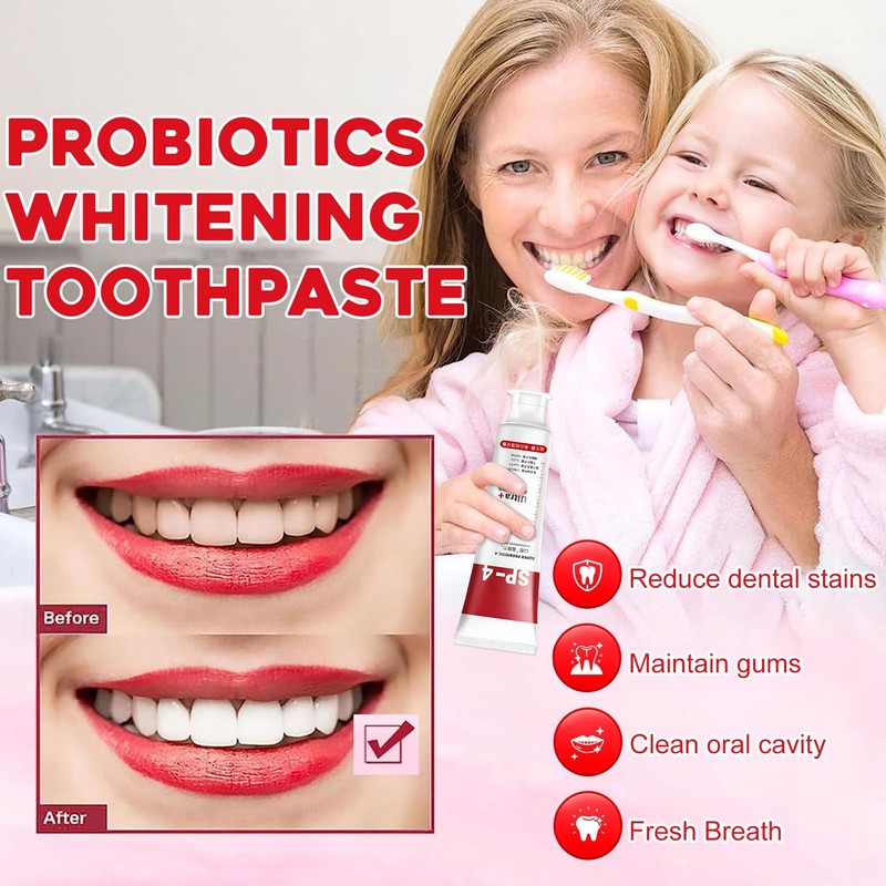 Pack of 2 Sp-4 Toothpaste, Sp-4 Probiotic Toothpaste, Whitening Toothpaste,