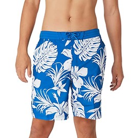 Speedo Men's Swim Trunk Knee Length 20" Boardshort Bondi Printed - Turkish Sea, Small