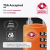 NOVLOCK TSA Approved Luggage Locks – Suitcase Padlock with 4-Digit