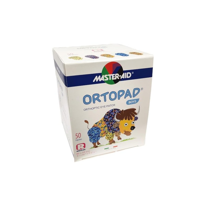 Ortopad® Bamboo Boys Eye Patches, 50/Box (Regular Size, 4+ yrs)