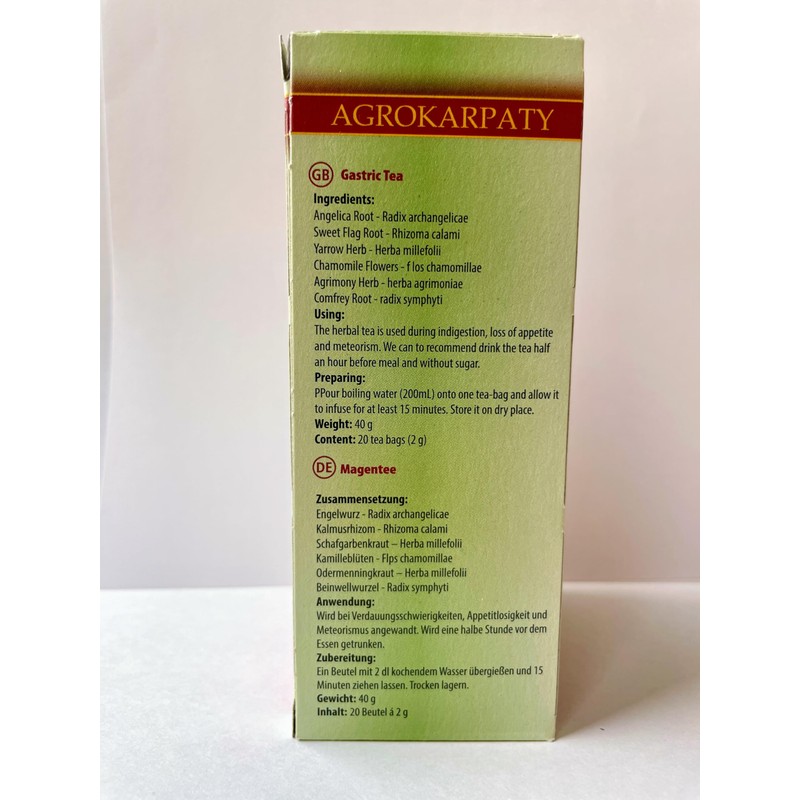 Stomach and Gastric Problems Pure Natural Herbal Tea Grown in