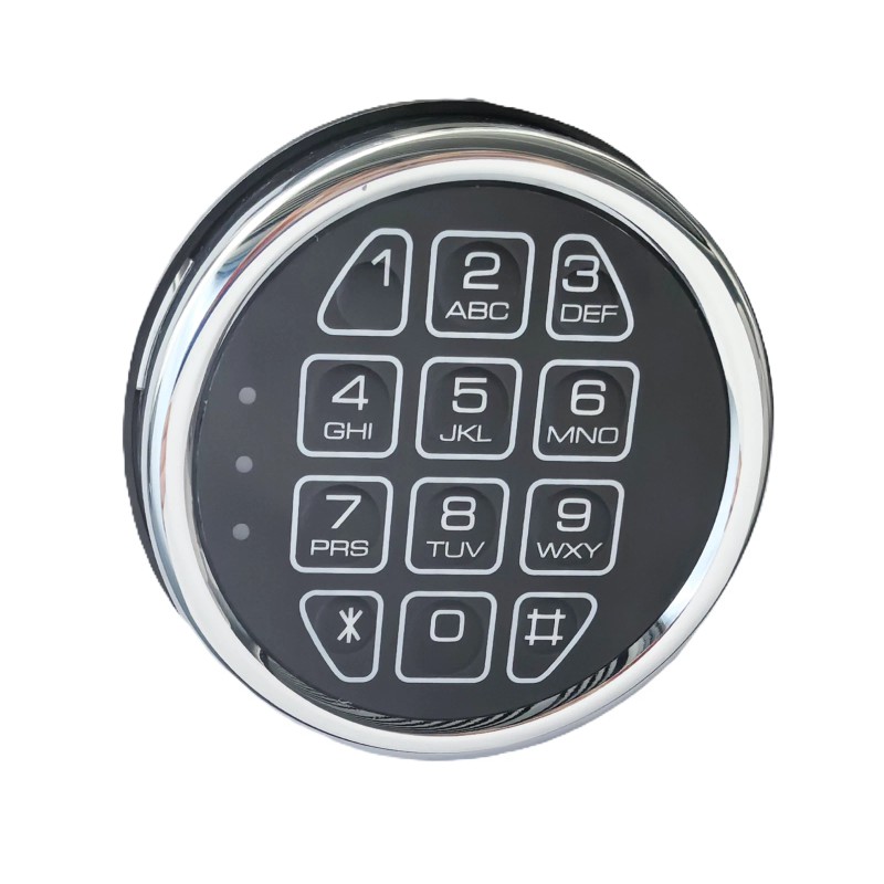 WAHLINPARTS Gun Safe Lock Replacement Chrome Digital Keypad Swingbolt Lock