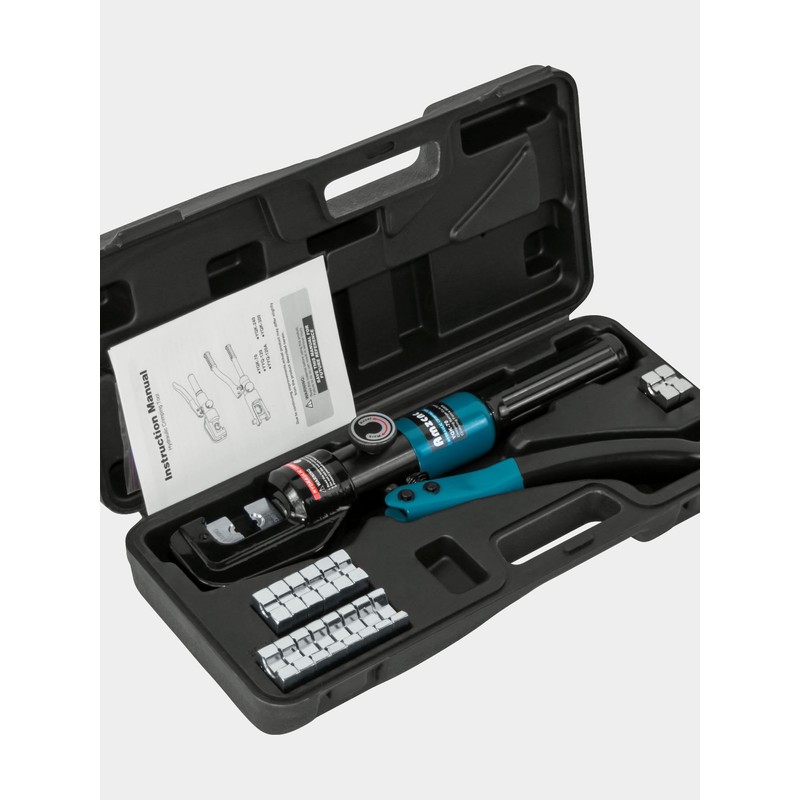 10 Ton Hydraulic Battery Cable Crimper – Single-Hand Return, 9