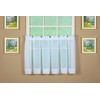 Today's Curtain Emelia Original Voile Tier Pair 30", White, 60"