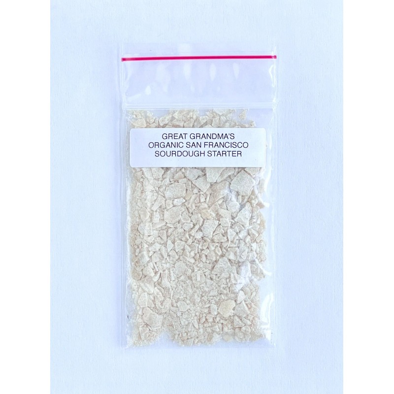 Great Grandmas EASY Sourdough Starter Heritage San Francisco - Live
