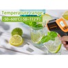 Pistola de Medición de Temperatura, Carcasa de ABS Termómetro Infrarrojo