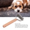 Pet Dematting Comb Double Sided Shedding Brush Stainless Steel Pet