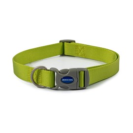Ancol Viva Quick Fit Adjustable Collar Lime, Size 5-9 to fit 45-70cm, Weatherproof