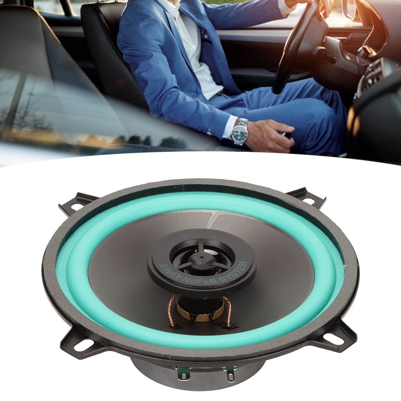 Car Coaxial Speaker Stereo, 100W, 4 Ohm, Medium Range, High