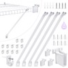 SATUY 20Pcs 12 Inch Wire Shelf Brackets Kit, Includes Shelf