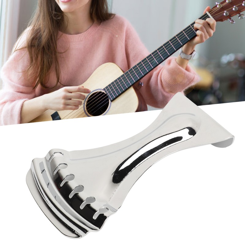 Guitar Tailpiece with Mounting Holes Zinc Alloy Tailpiece Replacement for