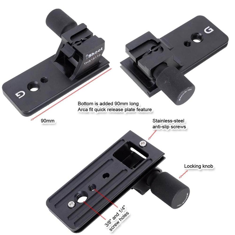 iShoot Replacement Lens Foot, Tripod Mount Ring Stand, Ring Mount