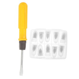 CHILDWEET Auto Tire Repair Kit Tire Plug Nails Set Black for Car Truck Motorcycle Atv Quick Fix Rubber Metal Construction