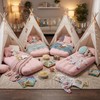 8 Sets Kids Air Mattress Bulk with Fitted Sheet, Pink