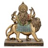 Durga Figurine Riding Lion 15 cm Buddha Decorative Hindu God