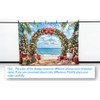 YCUCUEI 7x5ft Fabric Christmas Beach Summer Hawaiian Photography Backdrop