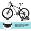 Black Bike Wheel Training Stand Front Wheel Riser, Indoor Trainers,