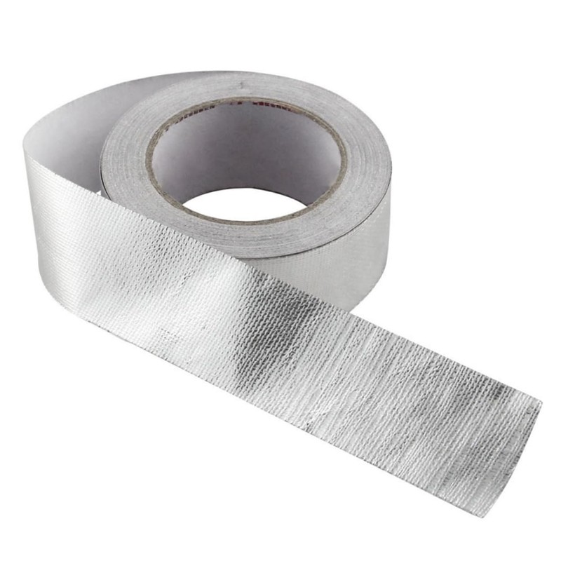 KICHOUSE High-Temperature Resistant 25m Aluminum Foil Insulation for Car Exhaust