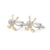 MRCUFF Golf Ball and Clubs Pair Cufflinks in a Presentation