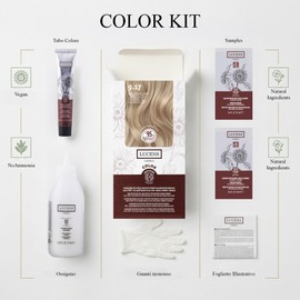 Lucens Umbria Color Kit 9.17 Biondo Chiarissimo Freddo Senza Ammoniaca Vegan
