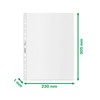 Leitz economy document wallet a4 colourless pp grained waterproof pack