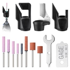 Dreyoo Dreyoo 13 Pieces Chainsaw Sharpening Kit, Chainsaw Sharpeners Tool Compatible with Dremel A679-02 Sharpening Outdoor Gardening Tools, Chainsaws and Home DIY Projects