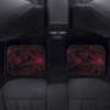 DBBXHZJY Red Spider Web Floor Mats for Car,4 Piece Gothic