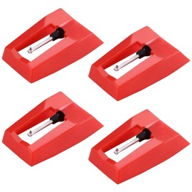 Pack of 4 Turntable Needle Record Player Diamond Needle Record Player Needles Replacement Accessories Replacement Turntable Record Player Needle for Phonograph Vinyl Record Player