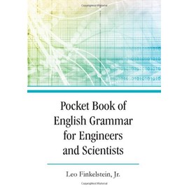 Pocket Book of English Grammar for Engineers and Scientists