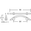 ベスト 369 ハンドル 64ミリ サテンニッケル 0170-079