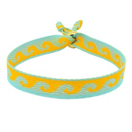 Selfmade Jewelry Festival Bracelets, Boho Jewellery - Fabric Bracelet, Colourful - Friendship Bracelets, Adjustable Size, Summer Jewellery, Polyester, No Gemstone