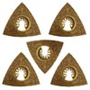 5 Pack - 78mm Carbide Rasp Multi Tool Blades Cutter