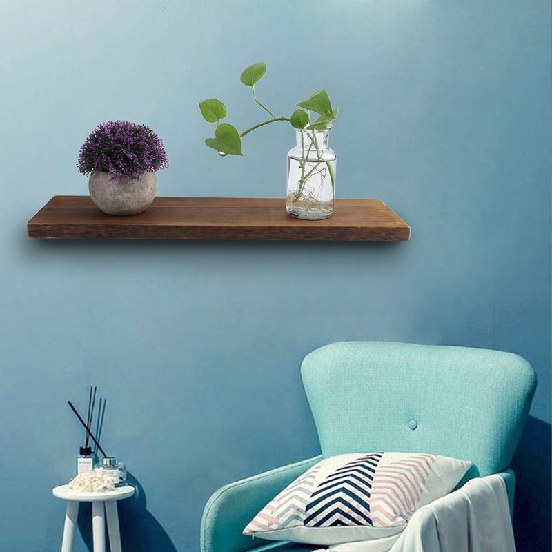 Wall Mounted Storage Shelves Floating Shelf Wood Storage Rack Display