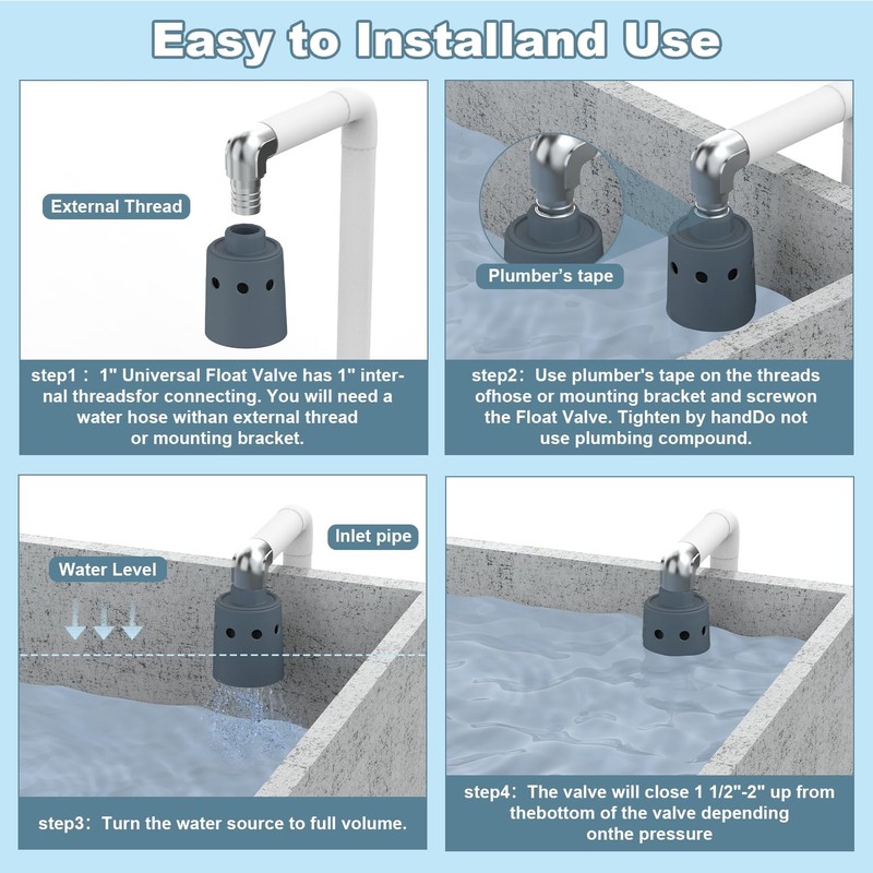 Water Tank Float Valve, One-inch Valve,Used to Control Water Level,