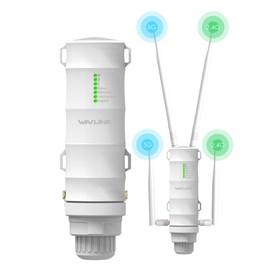 WAVLINK Aerial HD4 AC1200 Dual Band 2.4+5G 1200Mbps Wi-Fi AP/WiFi Extender/Router,High Power Long Range Outdoor Wireless Access Point Weatherproof,3 in 1 with PoE, Gigabit WAN Port,10/100M LAN Port