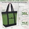 Insulated Cooler Bag Grocery Bags Large Freezer Shopping Cooler Tote
