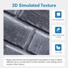 COMSTICKC 3D Black Brick Wall Panels Peel and Stick Tiles,10