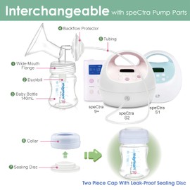 Piezas de la bomba Maymom para Spectra S2 Bomba de extracción Spectra S1 Spectra 9 Plus No original Piezas de la bomba Spectra Reemplace los accesorios Spectra S2 y la brida Spectra. Inc (F25)