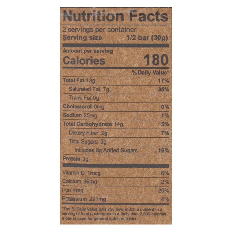 UD_Hu Case of 12-2.1 oz Dark Chocolate Bar with Cashew