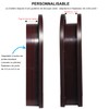 Wordcam Cat Door Interior Door, 2-Way Interlock for Indoor Cats