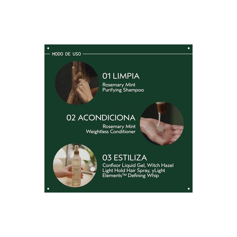 Aveda Rosemary Mint Purifying Shampoo | Exfoliante Limpiador