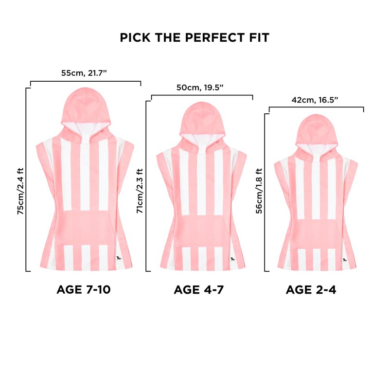 Dock & Bay Poncho with Hood - for Kids -