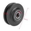 Nikou Sliding Door Rollers, 2 Pieces Sliding Barn Door Wheel