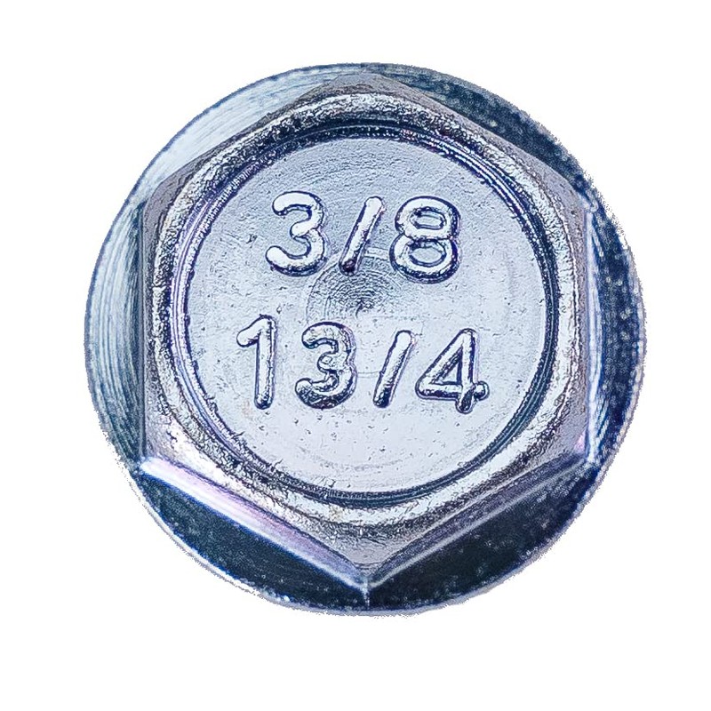 CONFAST LDC38134 3/8" x 1-3/4" Zinc Plated Large Diameter Concrete