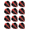Hardcore Radical Black & Red Extra Thick Standard Dart Flights