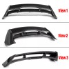 ZTT Carbon Style Rear Roof Wing Trunk Spoiler Lid For